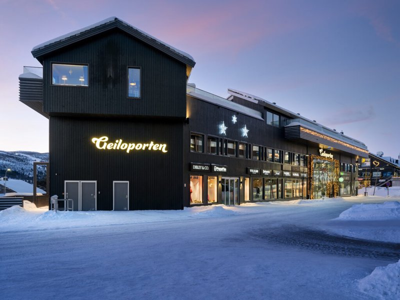 geiloporten kjøpesenter om vinter